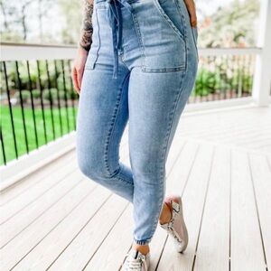 Risen Sky Blue High Rise Women's Jeans